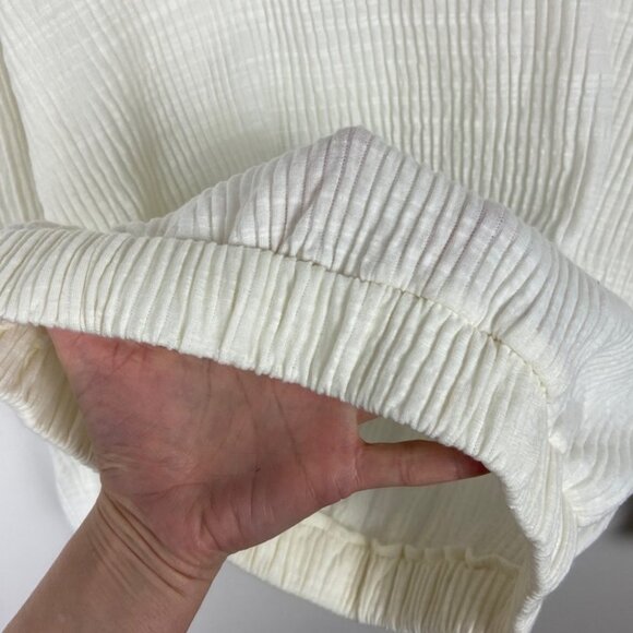 NEW Off White Boat Neck Ribbed Knit Pullover Sweater Nordstrom Size Small NWOT S - Picture 7 of 13